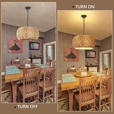 5-Light Boho Chandelier Light